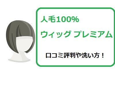 人毛100 ウィッグプレミアムの口コミ評判や洗い方 販売店も いいものプレミアム