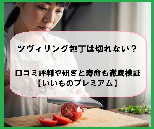 ツヴィリング包丁は切れない？口コミ評判や研ぎと寿命も徹底検証【いいものプレミアム】