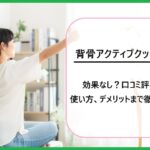 背骨アクティブクッションは効果なし？口コミ評判や使い方、デメリットまで徹底解説