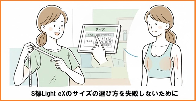 S襷Light eXのサイズの選び方を失敗しないために